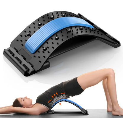Multi-Level Back Stretcher for Effective Pain Relief and Support for Herniated Discs