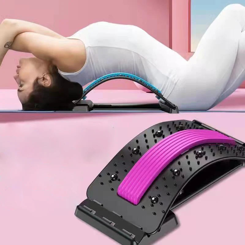Multi-Level Back Stretcher for Effective Pain Relief and Support for Herniated Discs